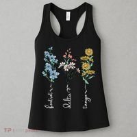 Retro Foxtrots Deltas Tangos Flower Women's Tank Top thumb 3