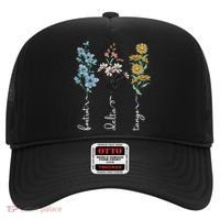 Retro Foxtrots Deltas Tangos Flower Hat thumb 0
