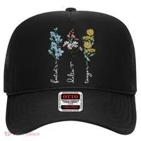 Retro Foxtrots Deltas Tangos Flower Hat thumb 0