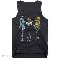 Retro Foxtrots Deltas Tangos Flower Tank Top thumb 0