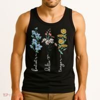 Retro Foxtrots Deltas Tangos Flower Tank Top thumb 3