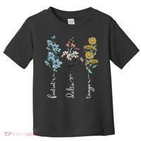 Retro Foxtrots Deltas Tangos Flower Toddler T-Shirt thumb 0