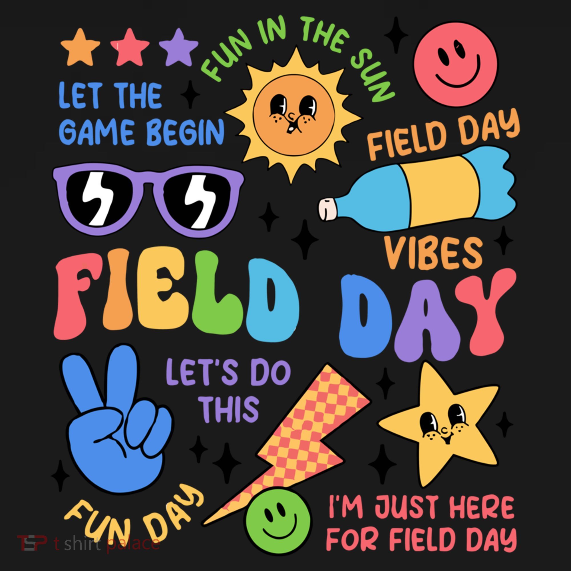Retro Field Day Last Day Of School Teacher Field Day Cute Gift Women's Hoodie