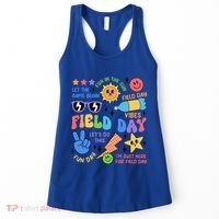 Retro Field Day Last Day Of School Teacher Field Day Cute Gift Women's Tank Top thumb 0