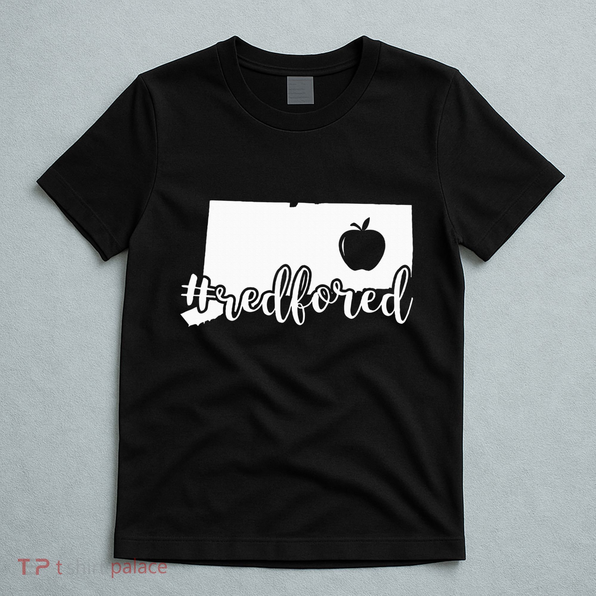 Red For Ed Connecticut Teacher Public Education T-Shirt