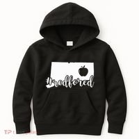 Red For Ed Connecticut Teacher Public Education Kids Hoodie thumb 0