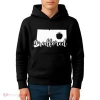 Red For Ed Connecticut Teacher Public Education Kids Hoodie thumb 4
