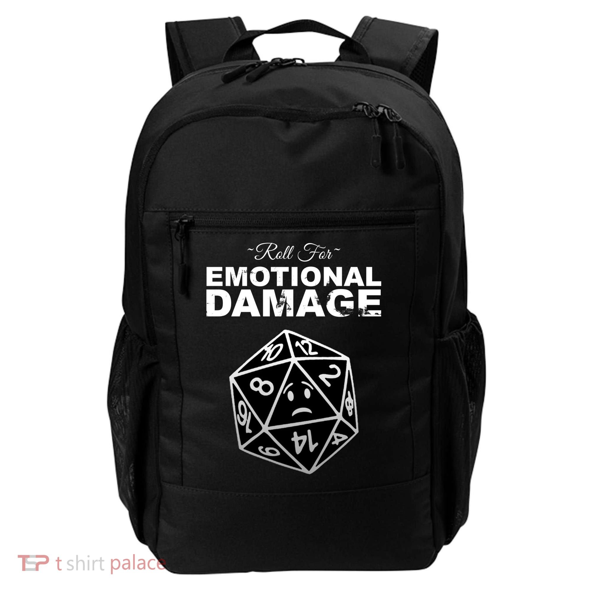 Roll For Emotional Damage Backpack