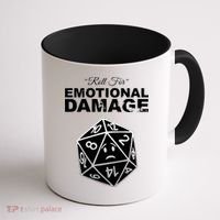 Roll For Emotional Damage Coffee Mug thumb 1
