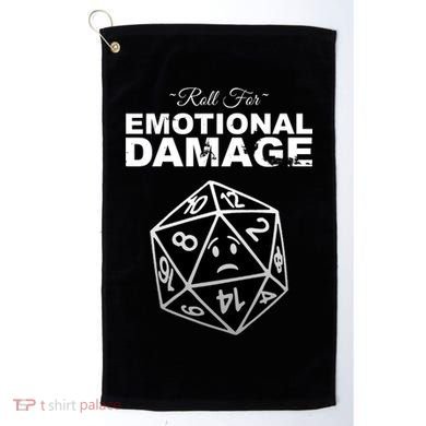 Roll For Emotional Damage Golf Towel