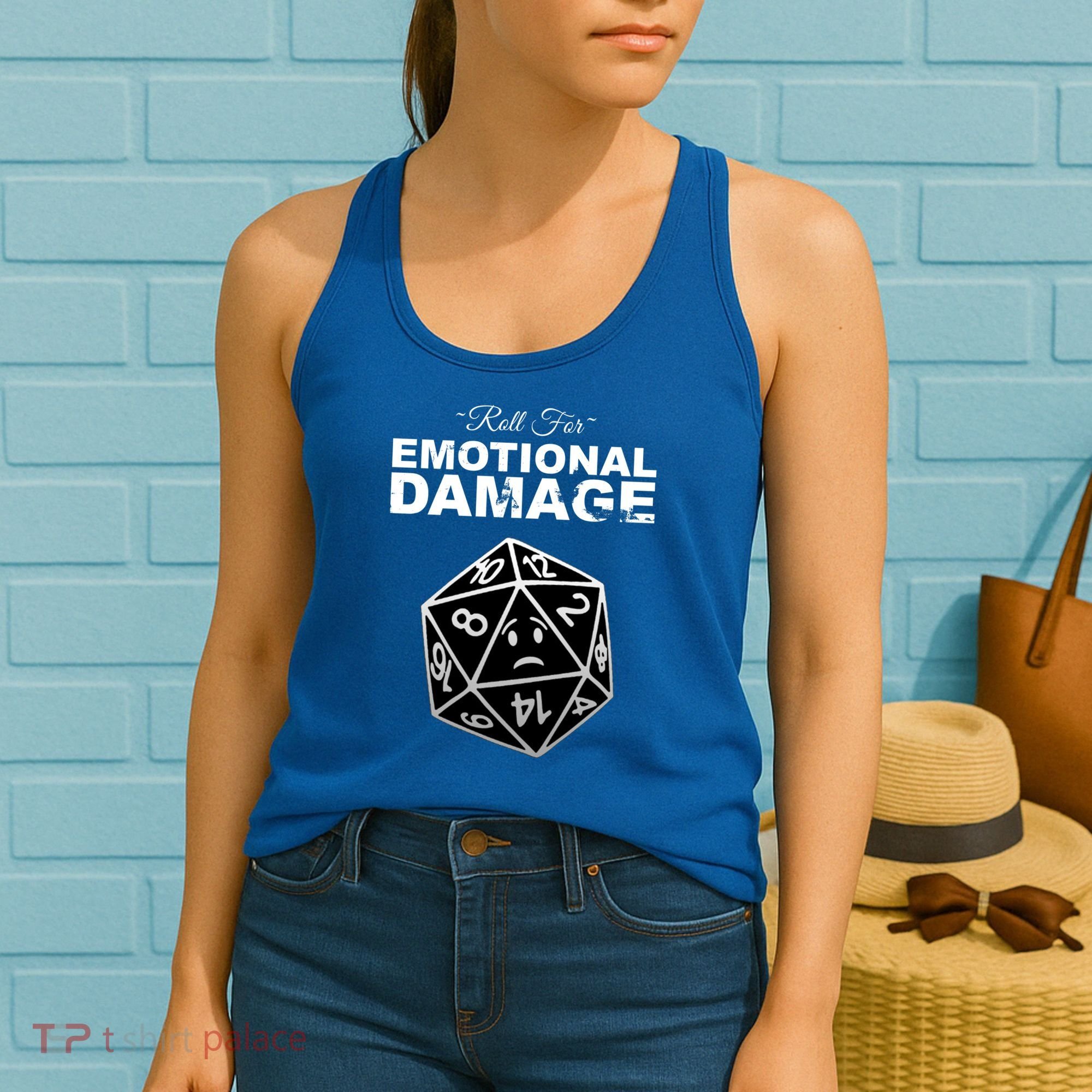 Roll For Emotional Damage Women's Tank Top