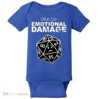 Roll For Emotional Damage Baby Bodysuit thumb 0