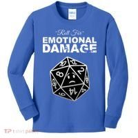 Roll For Emotional Damage Kids Long Sleeve Shirt thumb 0