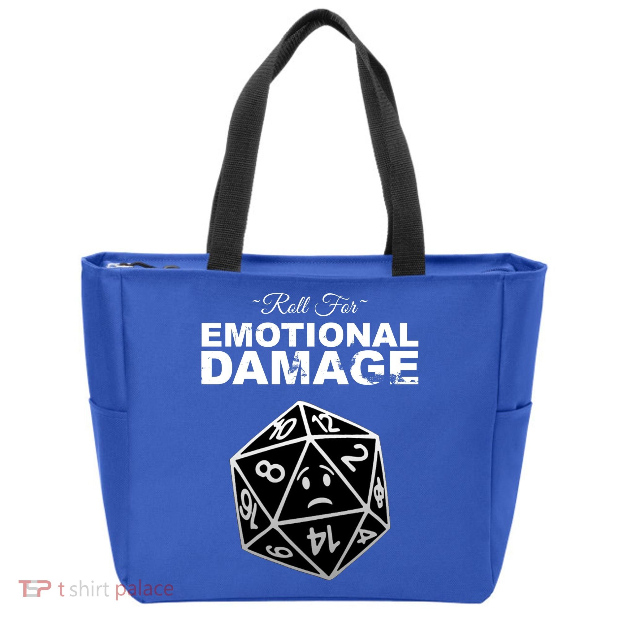 Roll For Emotional Damage Tote Bag