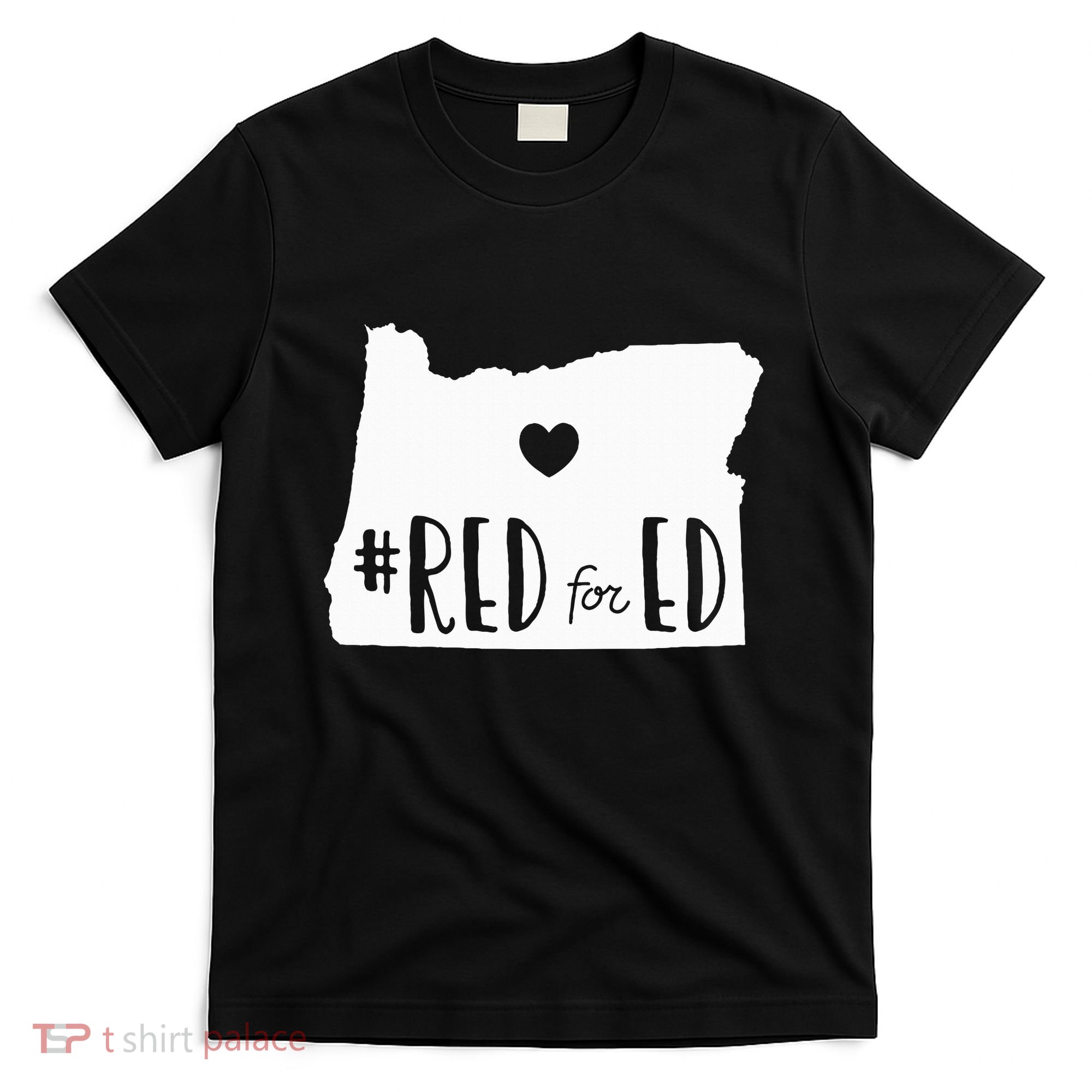 Red For Ed Oregon Teacher Public Education Supporter T-Shirt