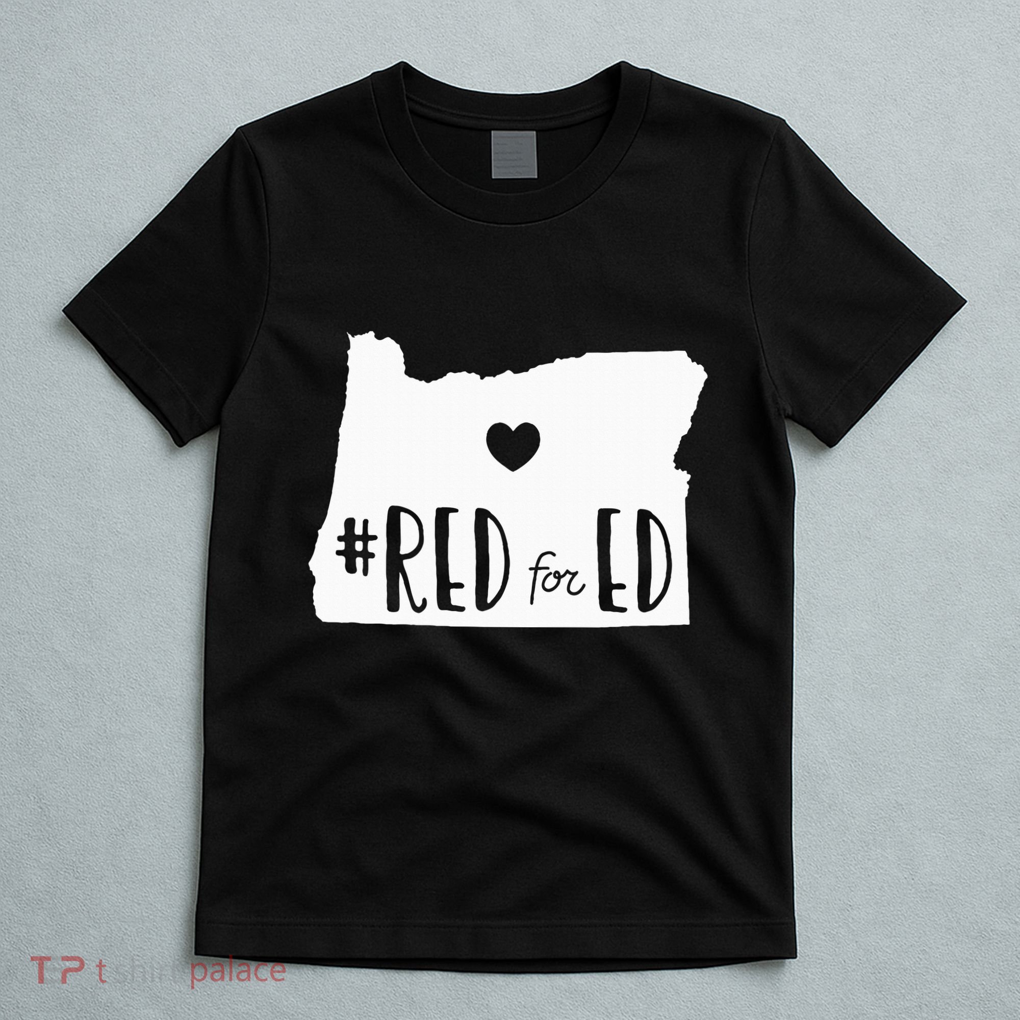 Red For Ed Oregon Teacher Public Education Supporter T-Shirt
