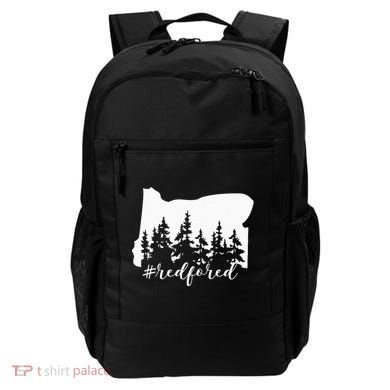Red For Ed Oregon Trees Teacher Support Backpack