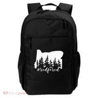 Red For Ed Oregon Trees Teacher Support Backpack thumb 0