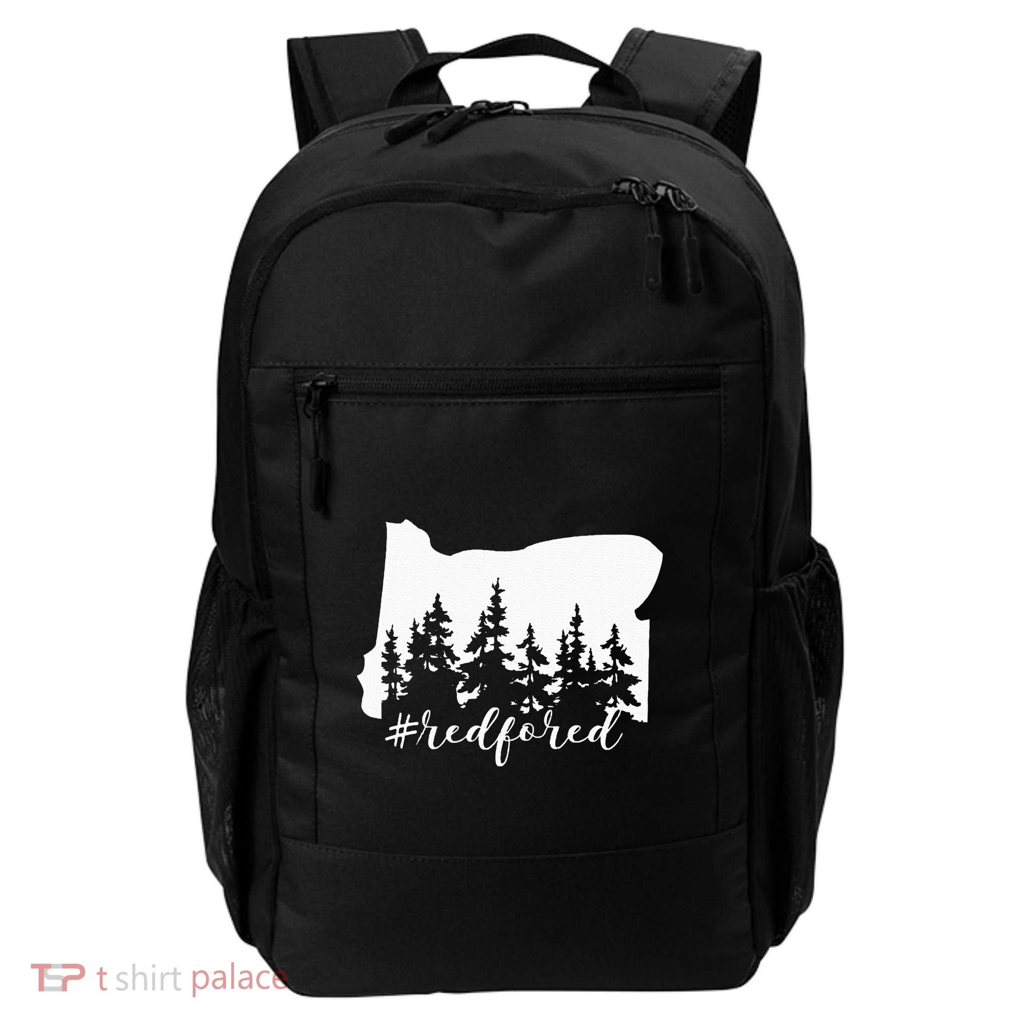 Red For Ed Oregon Trees Teacher Support Backpack