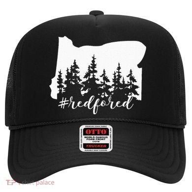 Red For Ed Oregon Trees Teacher Support Hat