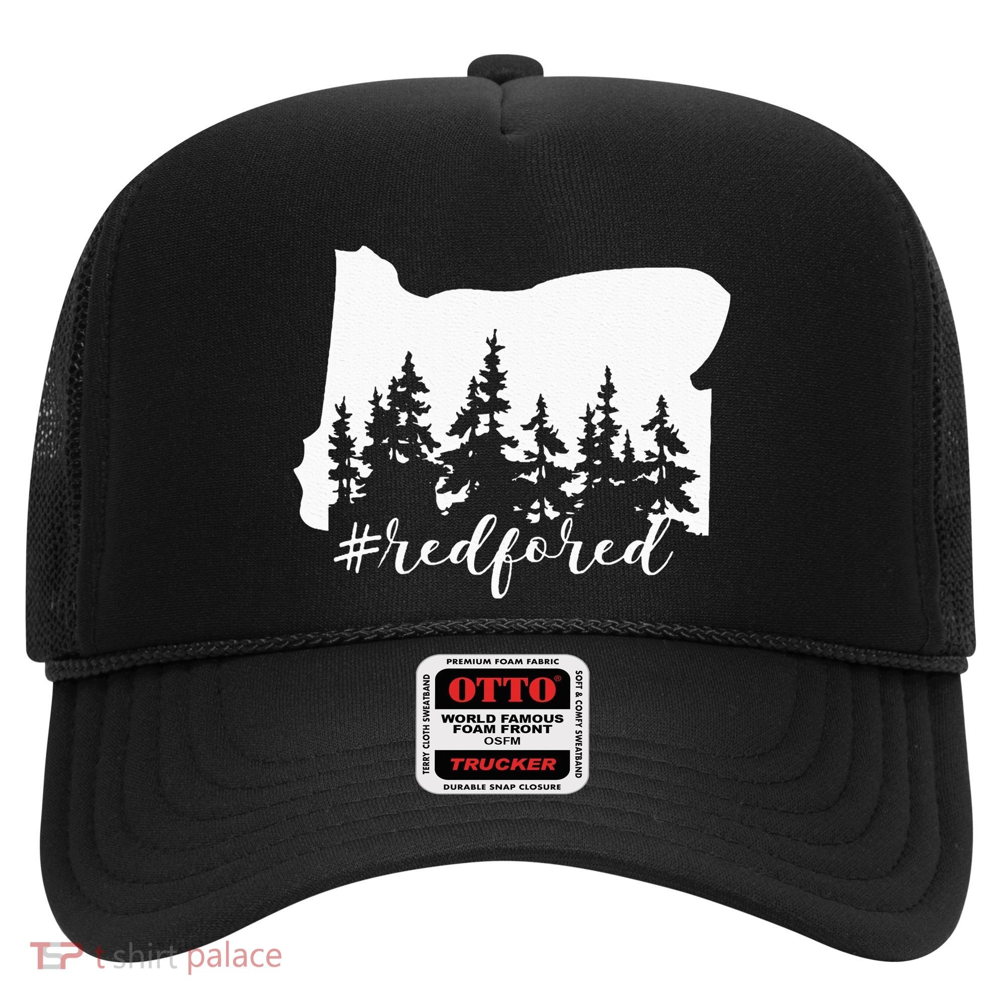 Red For Ed Oregon Trees Teacher Support Hat