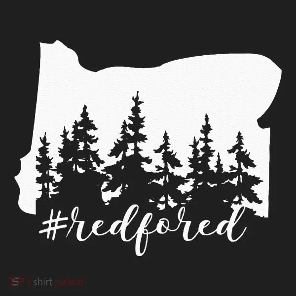 Red For Ed Oregon Trees Teacher Support Hat