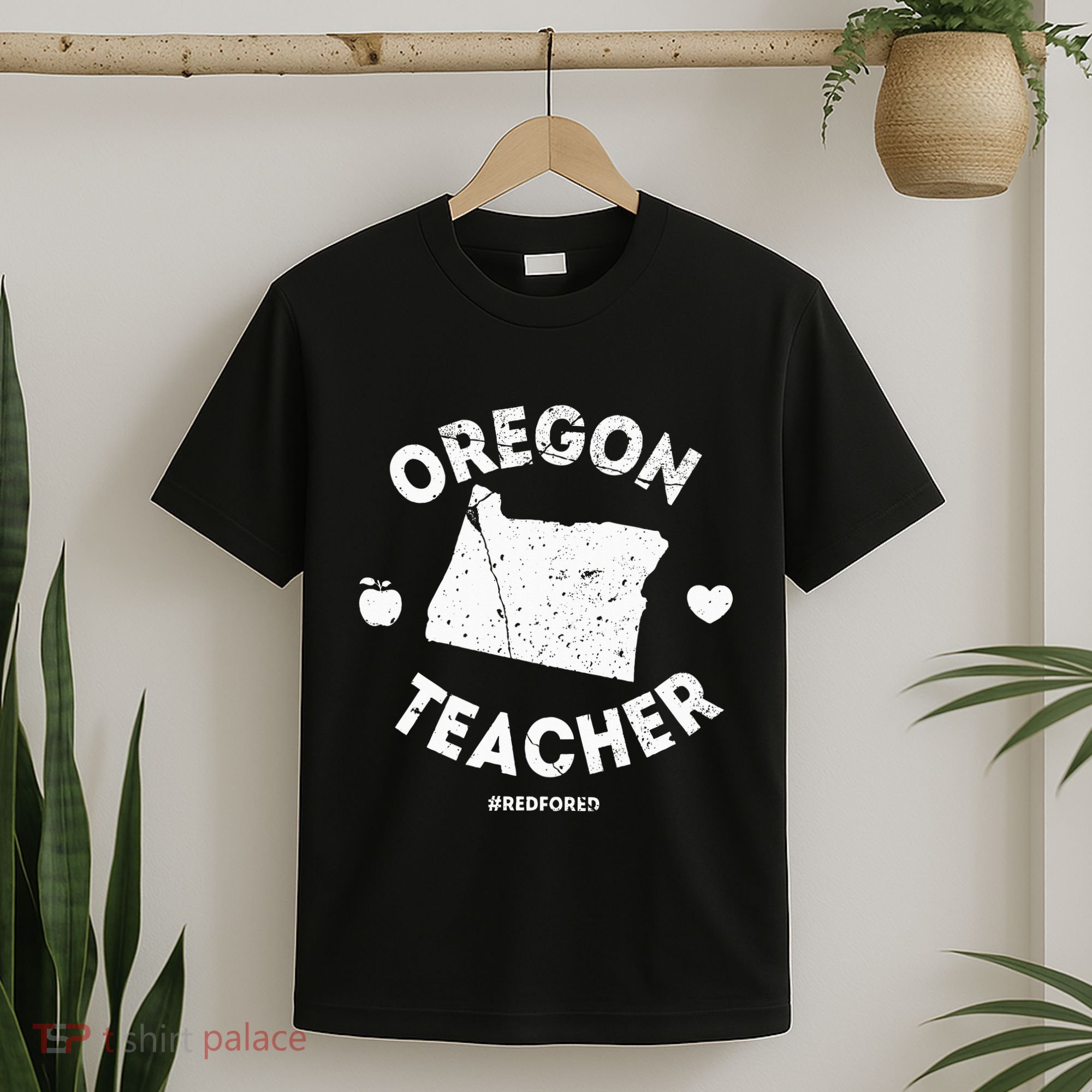 Red For Ed Teacher Oregon Or Education T-Shirt