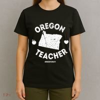 Red For Ed Teacher Oregon Or Education T-Shirt thumb 4
