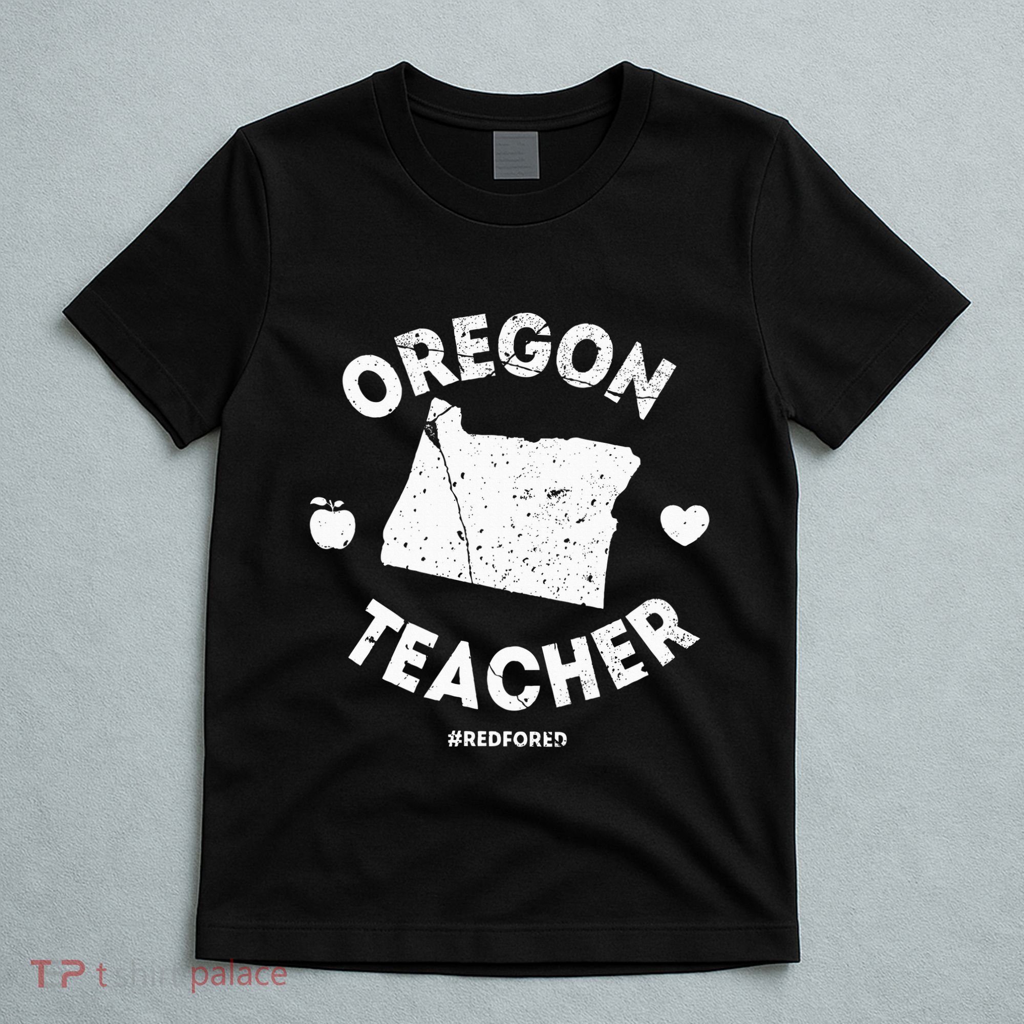 Red For Ed Teacher Oregon Or Education T-Shirt