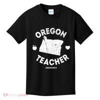 Red For Ed Teacher Oregon Or Education Kids T-Shirt thumb 0
