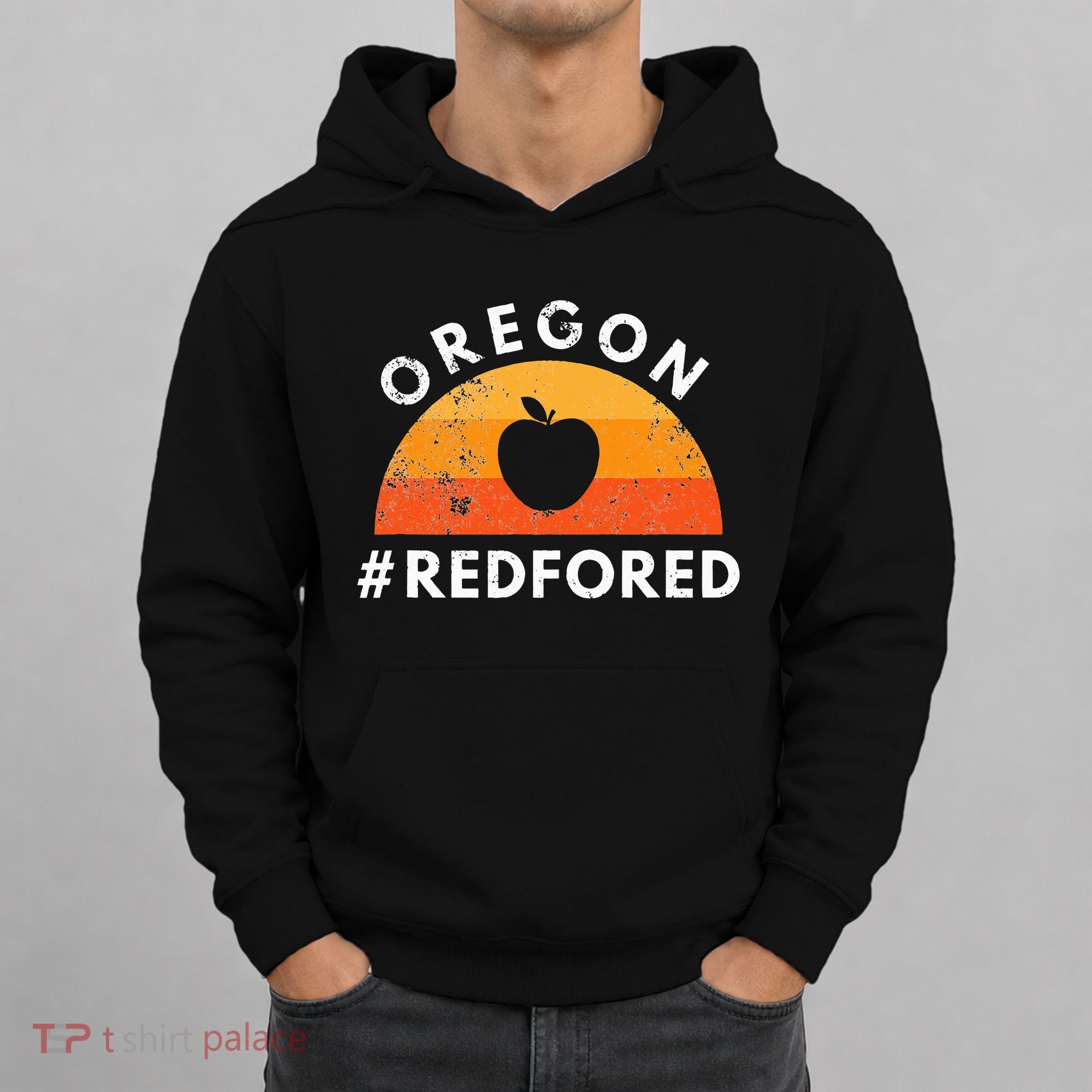 Red For Ed Oregon Teacher Public Education Supporter Hoodie