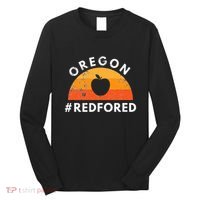 Red For Ed Oregon Teacher Public Education Supporter Long Sleeve Shirt thumb 0