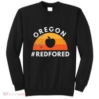 Red For Ed Oregon Teacher Public Education Supporter Sweatshirt thumb 0