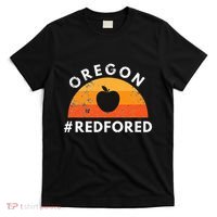 Red For Ed Oregon Teacher Public Education Supporter T-Shirt thumb 0
