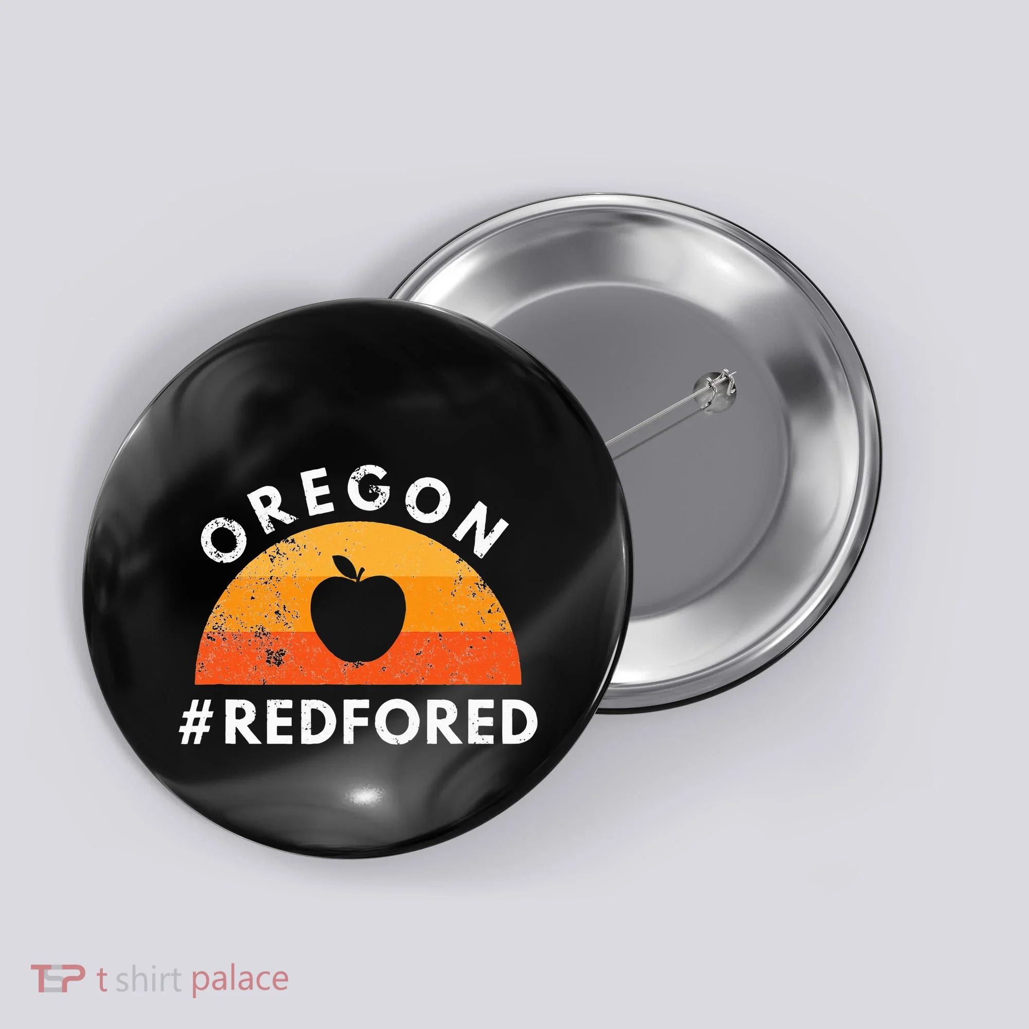 Red For Ed Oregon Teacher Public Education Supporter Button