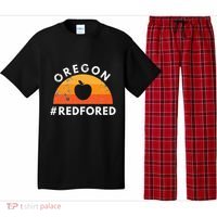 Red For Ed Oregon Teacher Public Education Supporter Pajama Set thumb 0