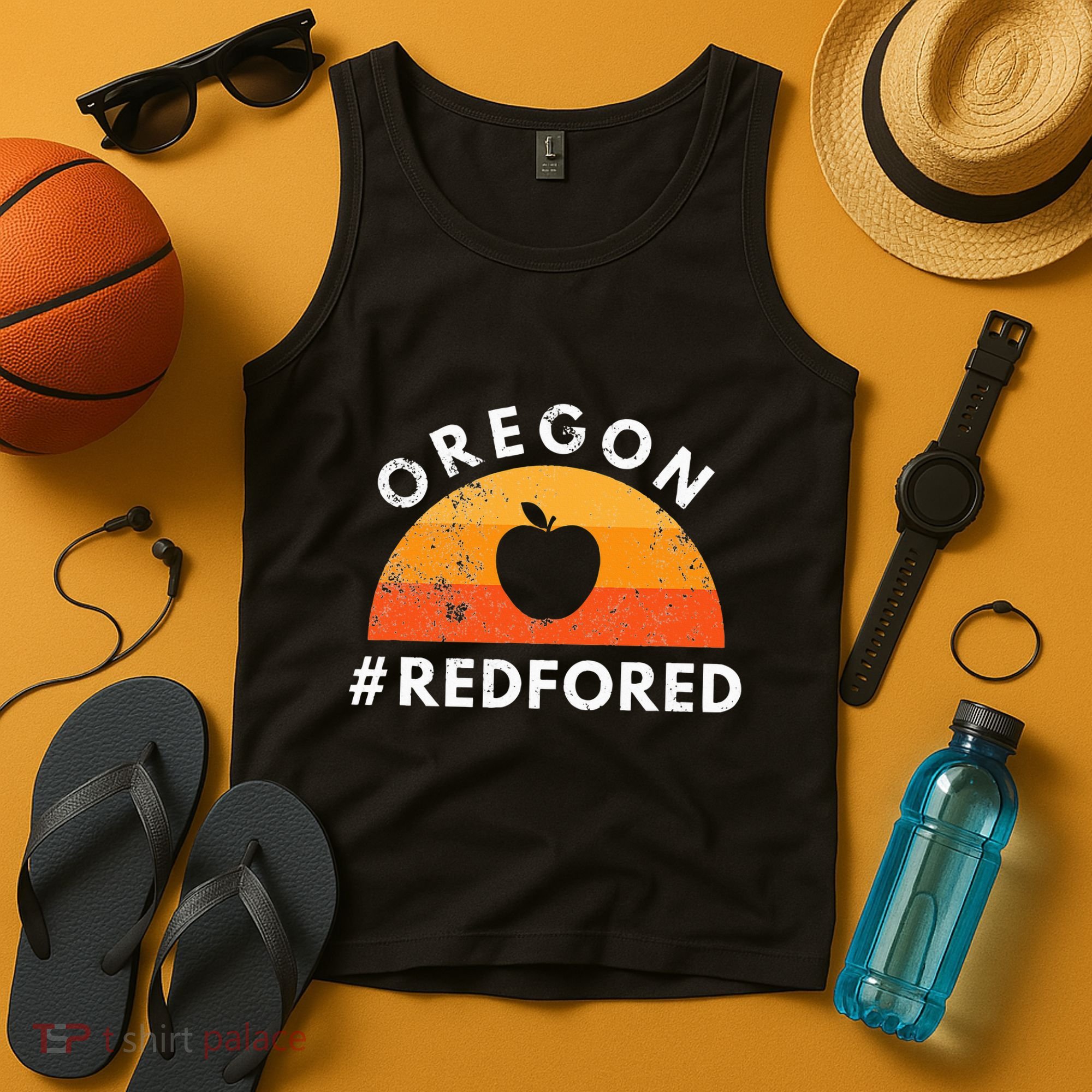 Red For Ed Oregon Teacher Public Education Supporter Tank Top