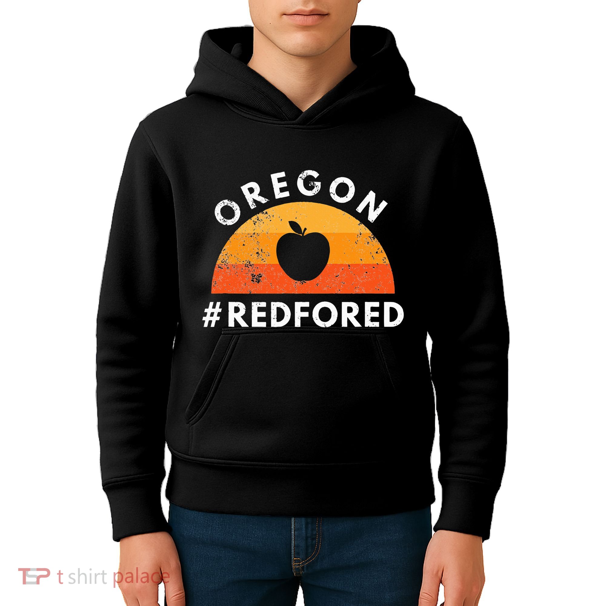 Red For Ed Oregon Teacher Public Education Supporter Kids Hoodie