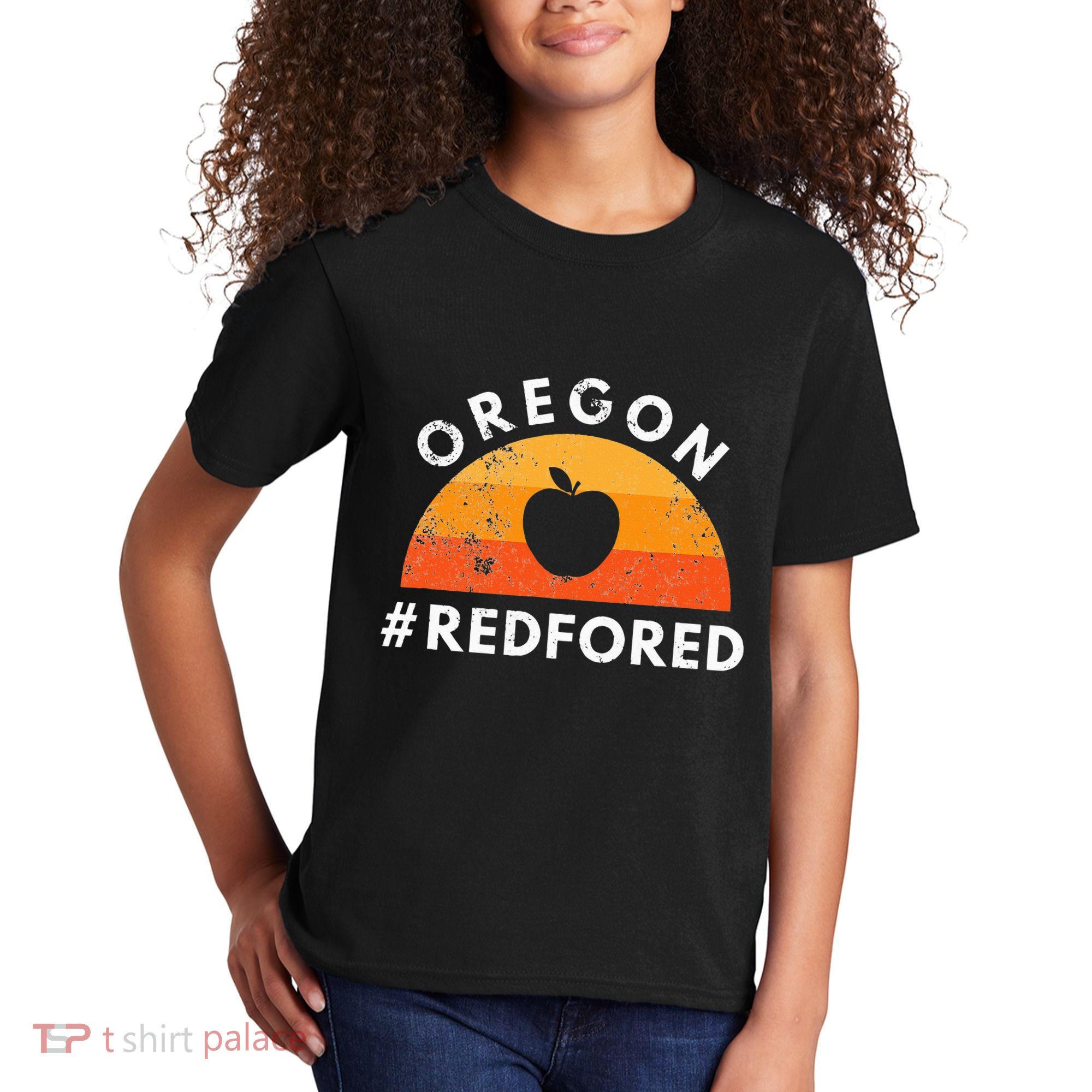 Red For Ed Oregon Teacher Public Education Supporter Kids T-Shirt