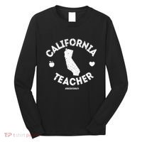 Red For Ed Teacher California Ca Education Gift Long Sleeve Shirt thumb 0