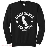 Red For Ed Teacher California Ca Education Gift Sweatshirt thumb 0