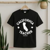 Red For Ed Teacher California Ca Education Gift T-Shirt thumb 2