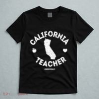 Red For Ed Teacher California Ca Education Gift T-Shirt thumb 5