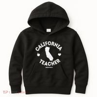 Red For Ed Teacher California Ca Education Gift Kids Hoodie thumb 0