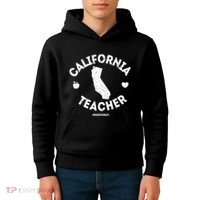 Red For Ed Teacher California Ca Education Gift Kids Hoodie thumb 4