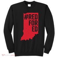 Red For Ed Indiana Long Sleeve Teacher Red4ed Sweatshirt thumb 0