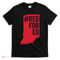 Red For Ed Indiana Long Sleeve Teacher Red4ed T-Shirt thumb 0