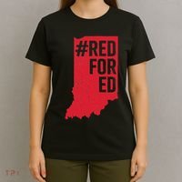 Red For Ed Indiana Long Sleeve Teacher Red4ed T-Shirt thumb 4