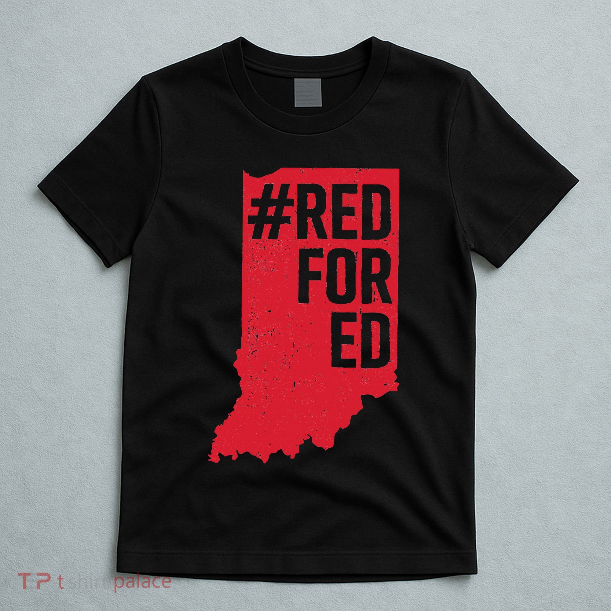 Red For Ed Indiana Long Sleeve Teacher Red4ed T-Shirt