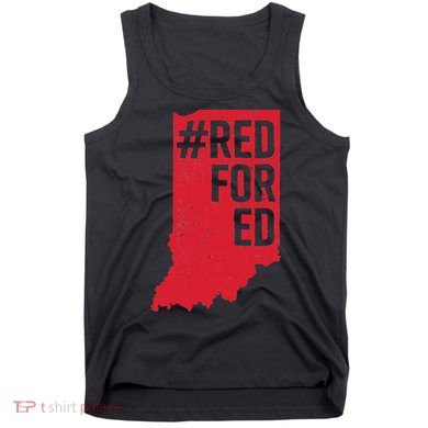 Red For Ed Indiana Long Sleeve Teacher Red4ed Tank Top